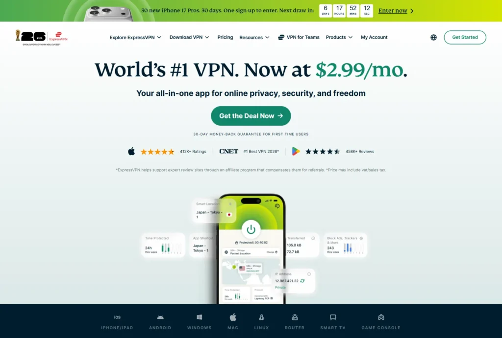 ExpressVPN – Best for Beginners